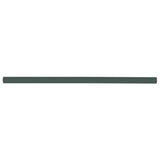 Anatolia Tile 12" Qr Teramoda Emerald Quarter Round Glossy 4002-0164-0 Emerald Quarter Round - premium natural stone mosaic tile from Anatolia Tile, available at PoshHaus showroom in Keene, NH