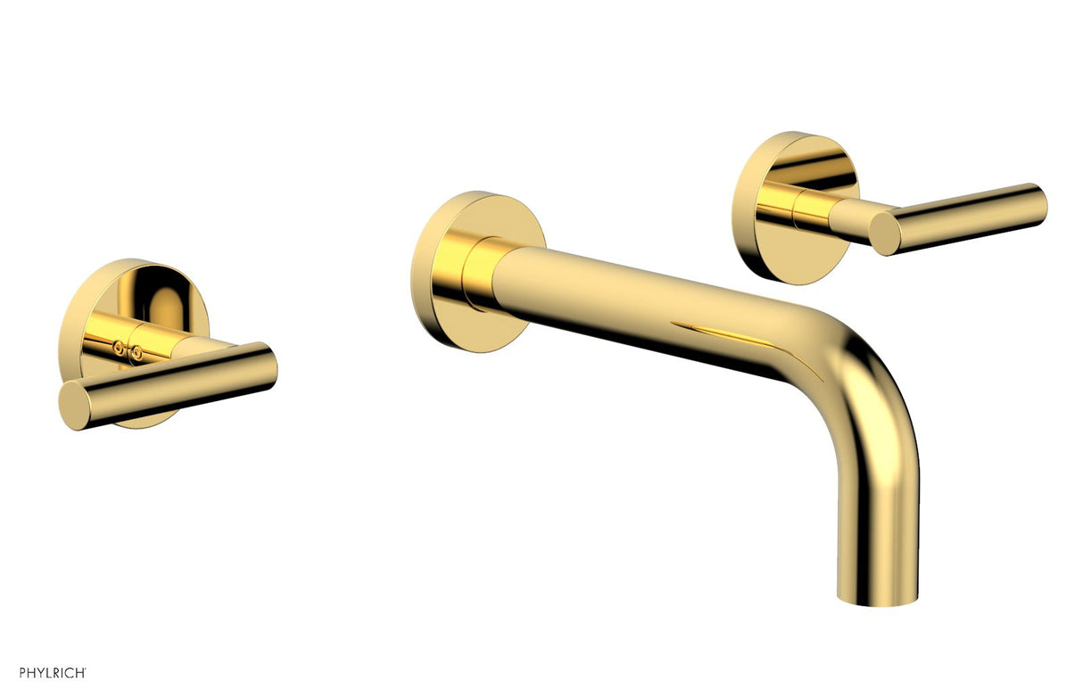 Phylrich 120-57-025 TRANSITION - Wall Tub Set 7 1/2" Spout - Lever Handles 120-57 - Polished Gold