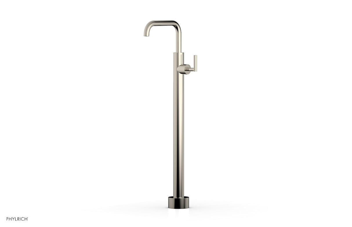 Phylrich 120-47-02-014 TRANSITION Tall Floor Mount Tub Filler - Lever Handle 120-47-02 - Polished Nickel