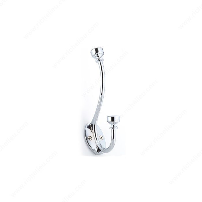 Richelieu BP71243140 Classic Metal Hook - 71, Chrome