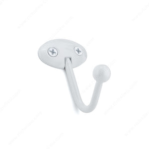 Richelieu BP8920130 Utility Metal Hook - 892, White