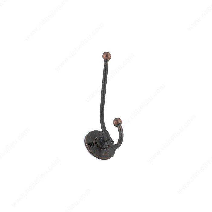 Richelieu BP91246ORB Classic Metal Hook - 912, Oil-Rubbed Bronze