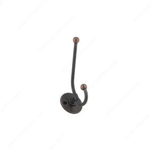 Richelieu BP91246ORB Classic Metal Hook - 912, Oil-Rubbed Bronze