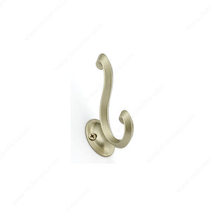Richelieu BP92521184 Classic Metal Hook - 9252, Matte Nickel