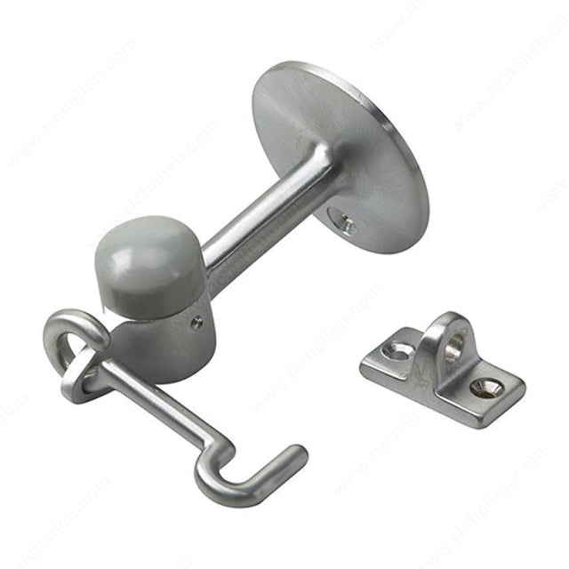 Richelieu 473175 3" Floor Mount Door Stop with Hook