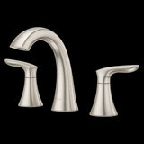 Weller 2-Handle 8 in. Widespread Bathroom Faucet in Brushed Nickel