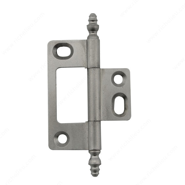 Richelieu 5201195 Classic Brass Bifold Hinge - 5201, Brushed Nickel, 195