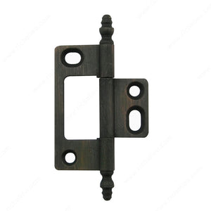 Richelieu 5201BORB Classic Brass Bifold Hinge - 5201, Brushed Oil-Rubbed Bronze, BORB