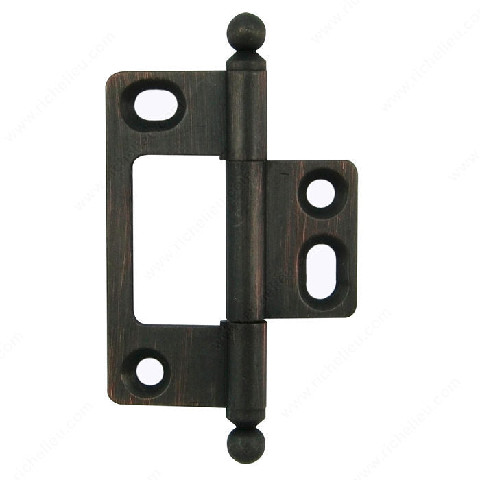 Richelieu 5202BORB Classic Brass Bifold Hinge - 5202, Brushed Oil-Rubbed Bronze, BORB