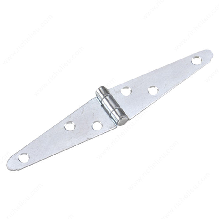 Onward 900XBC Light Duty Strap Hinge, Zinc, 7 lb, Not Included, 2 in, Steel