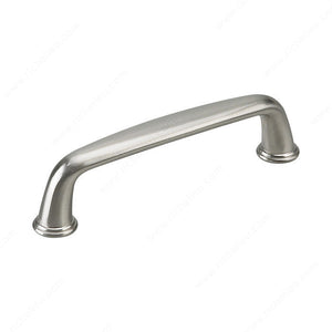 Richelieu BP876195 Traditional Metal Pull - 877A, Brushed Nickel, 3 in, 3 19/32 in