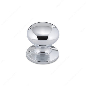 Richelieu BP39313140 Traditional Brass Knob - 3931, Chrome