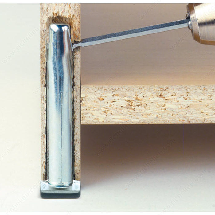Richelieu 3060502G Concealed Leveler, 2 15/32 in, Zamak / Polypropylene, 2 11/16 in