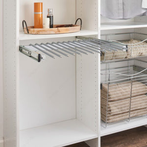 Rev-a-Shelf PSC1814CR Rev-A-Shelf Sidelines Pull-Out Pants Racks, 17 1/2 to 18 1/8 in, 9