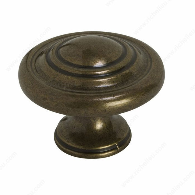 Richelieu BP880AE Traditional Metal Knob - 880B, Antique English