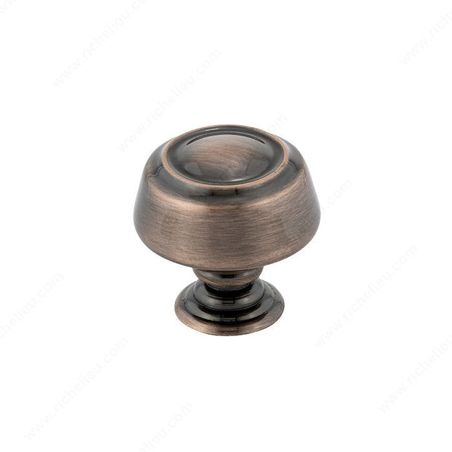 Richelieu BP0875193 Traditional Metal Knob - 0875, Antique Copper