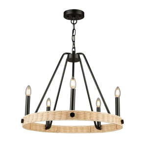 Perris Chandelier - Black / 24.00