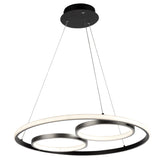 Gemini Pendant - Black, Nickel / 23.30