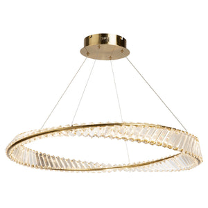 Stella Pendant - Brushed Brass / 31.50