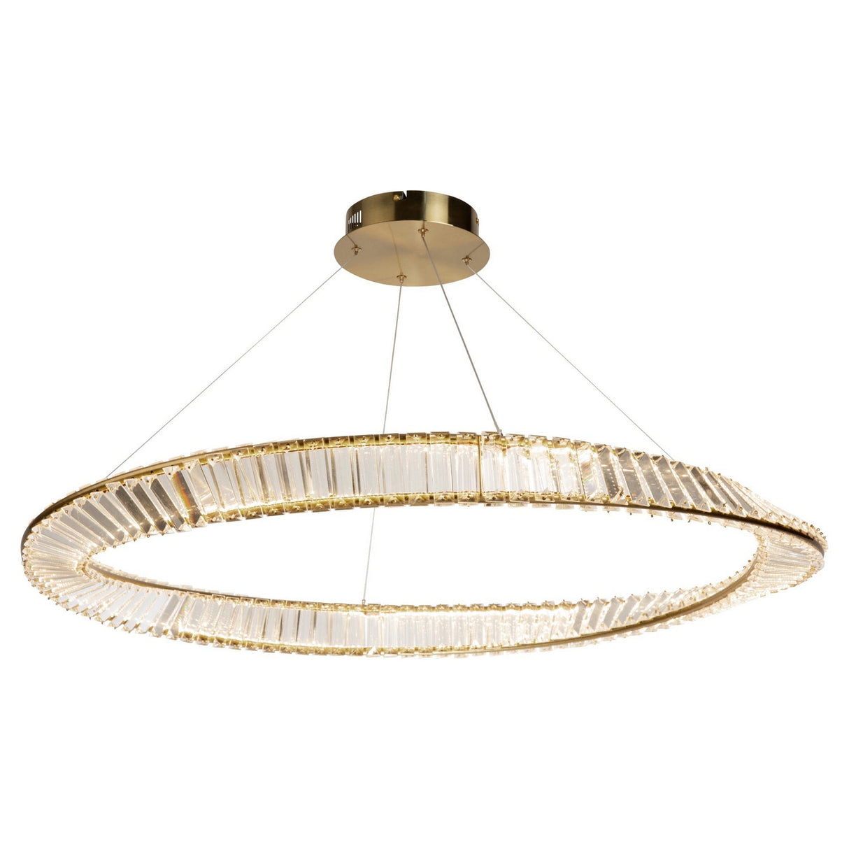 Stella Pendant - Brushed Brass / 39.50