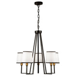 Coco Chandelier - Gold, Black / 25.60
