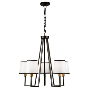Coco Chandelier - Gold, Black / 25.60