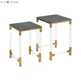 Elk 1218-1013/S2 Consulate Accent Table - Set of 2