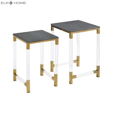 Elk 1218-1013/S2 Consulate Accent Table - Set of 2
