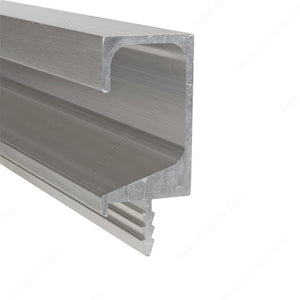 Richelieu MRBNYM126VC Modern Handle for 3/4 in Panel - 126 and 319, 1 3/8 in, 13/16 in, 3/4 in, 3/32 in, 3/4 in