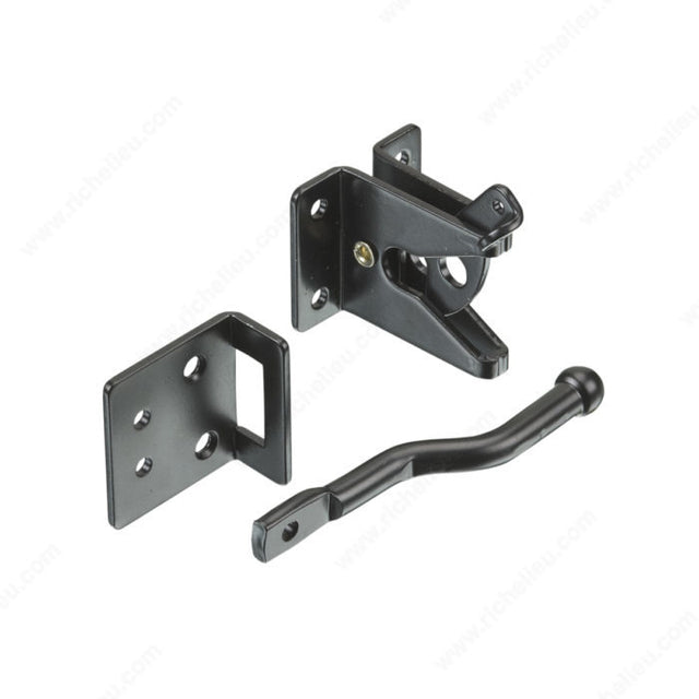 Richelieu 3012FBR Adjustable Gate Latch - 3012, Black
