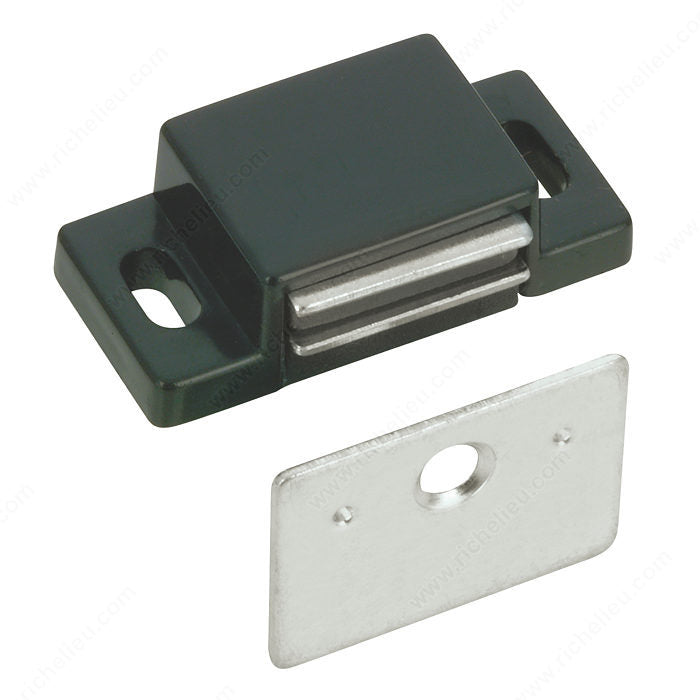 Richelieu 52090 Magnetic Catch, Black, Without Plate, Without Screws