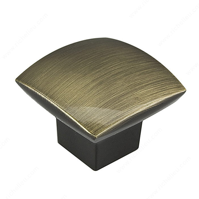 Richelieu BP814332AE Modern Metal Knob - 8143, Antique English