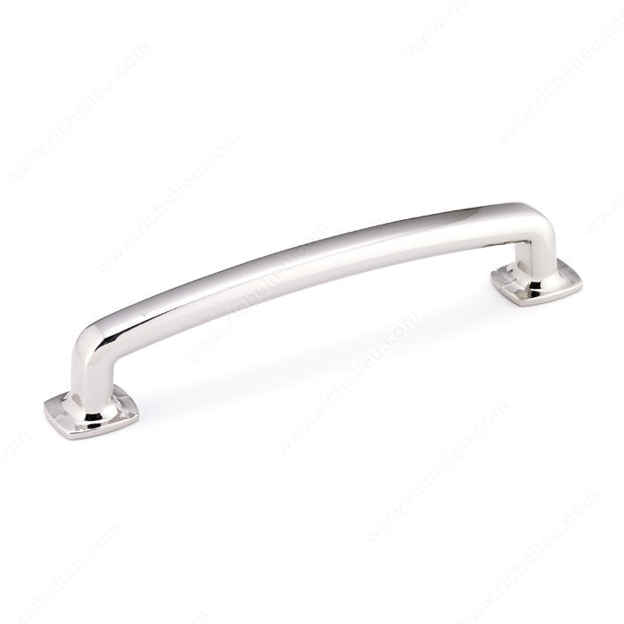 Richelieu BP86376180 Transitional Metal Pull - 863, Polished Nickel, 3 in, 3 27/32 in
