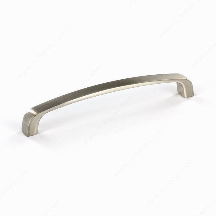 Richelieu BP82076195 Modern Metal Pull - 820, Brushed Nickel, 3 in, 3 3/8 in, 7/16 in
