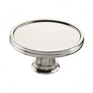 Richelieu BP80239180 Transitional Metal Knob - 8023, Polished Nickel