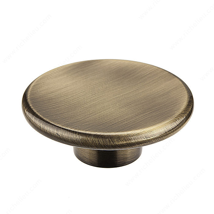 Richelieu BP860857AE Modern Metal Knob - 8608, Antique English