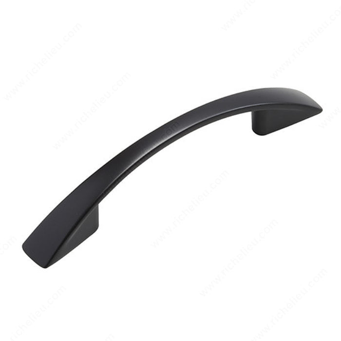 Richelieu 8843MATV Modern Metal Pull - 884, Matte Black, 3 in, 4 21/32 in