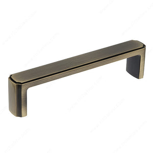 Richelieu BP77076AE Transitional Metal Pull - 770, Antique English, 3 in, 3 3/8 in