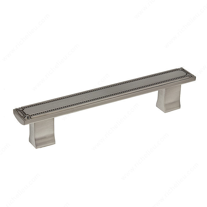 Richelieu BP780128195 Traditional Metal Pull - 7809, Brushed Nickel, 5 1/32 in, 6 21/32 in