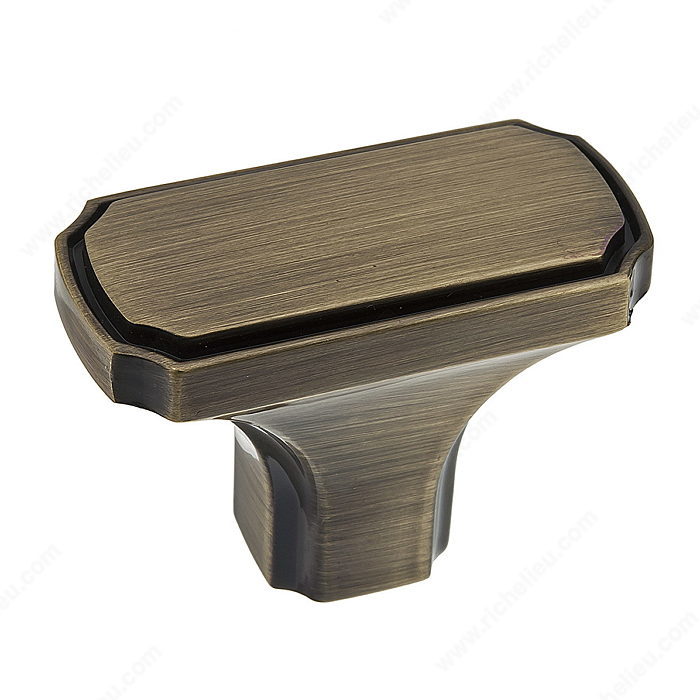 Richelieu BP77043AE Transitional Metal knob - 77043, Antique English