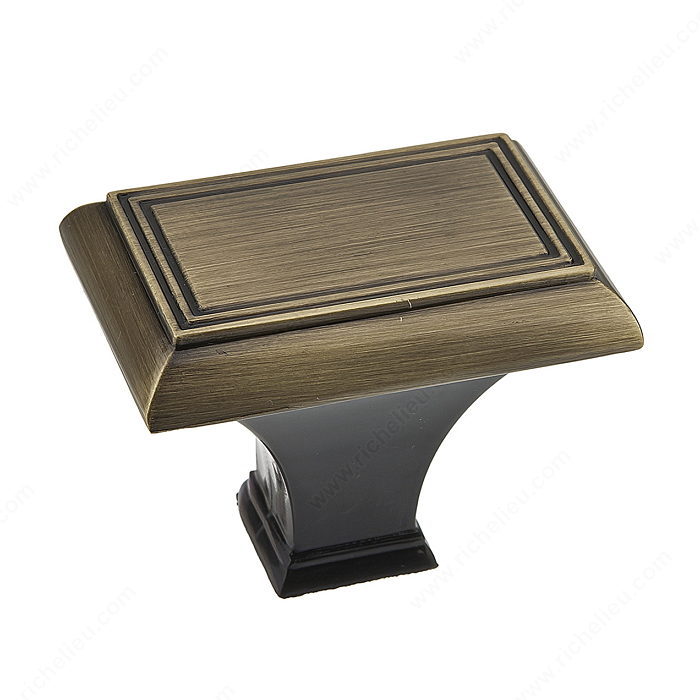 Richelieu BP77533AE Traditional Metal Knob - 7753, Antique English