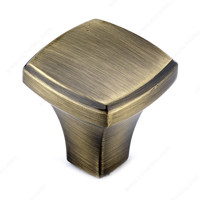 Richelieu BP78535AE Transitional Metal Knob - 7853, Antique English