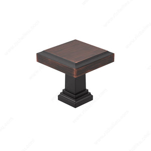 Richelieu BP79532BORB Transitional Metal Knob - 7953, Brushed Oil-Rubbed Bronze