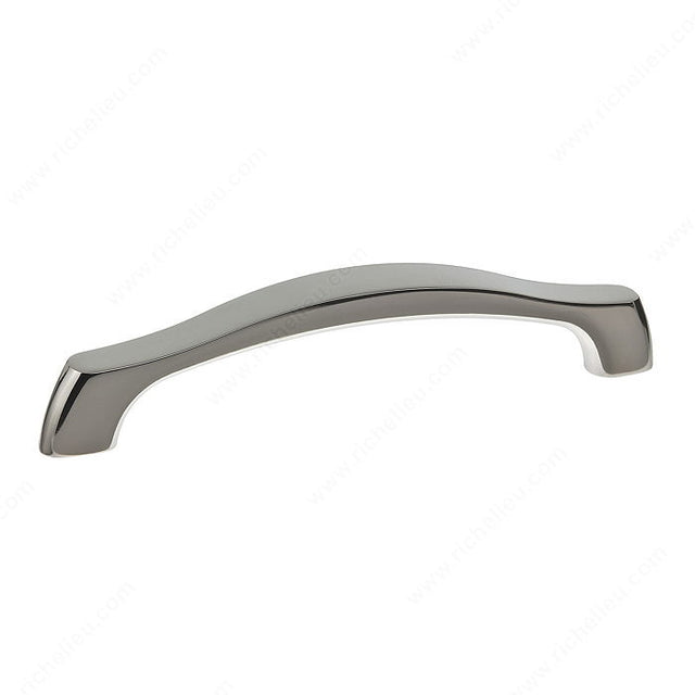 Richelieu BP81176180 Modern Metal Pull - 811, Polished Nickel, 3 in, 4 1/16 in