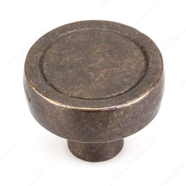 Richelieu COKN175C4CPB Traditional Bronze Knob - C4, Copper Bronze, 1 3/4 in, 3/4 in