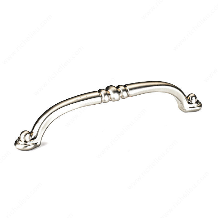 Richelieu BP2373896195 Traditional Metal Pull - 2373, Brushed Nickel, 3 25/32 in, 4 9/32 in