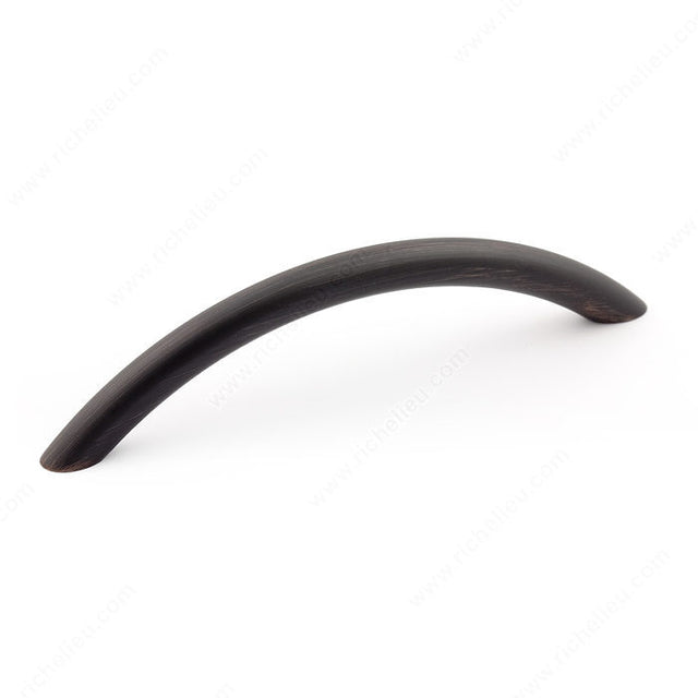 Richelieu BP15400BORB Modern Metal Pull - 1540, Brushed Oil-Rubbed Bronze, 8/32 in (Included)