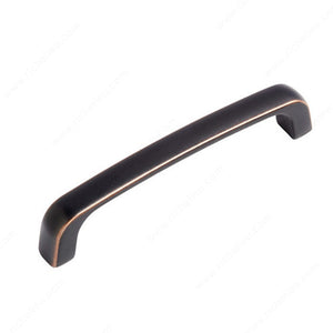 Richelieu 88396ORBV Modern Metal Pull - 883, Oil-Rubbed Bronze, 3 25/32 in