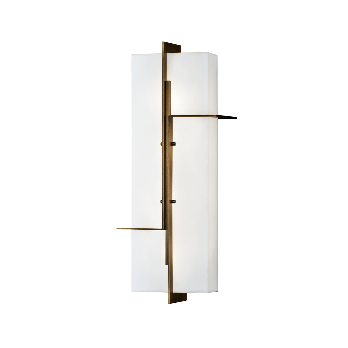 Elk 1235-AG-AC Matrix Outdoor/Indoor Wall Light - Aged Brass