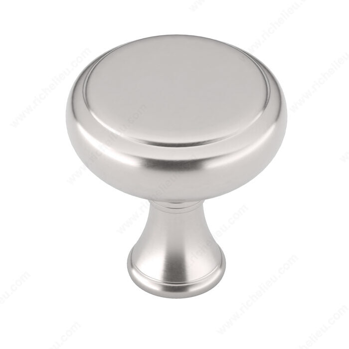 Richelieu BP79032195 Traditional Metal Knob - 7903, Brushed Nickel